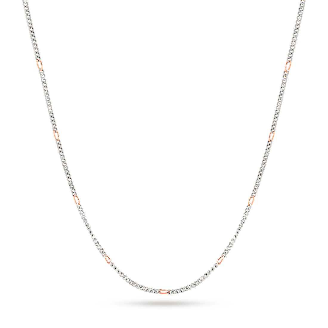 Yamir Platinum And Rose Gold Chain