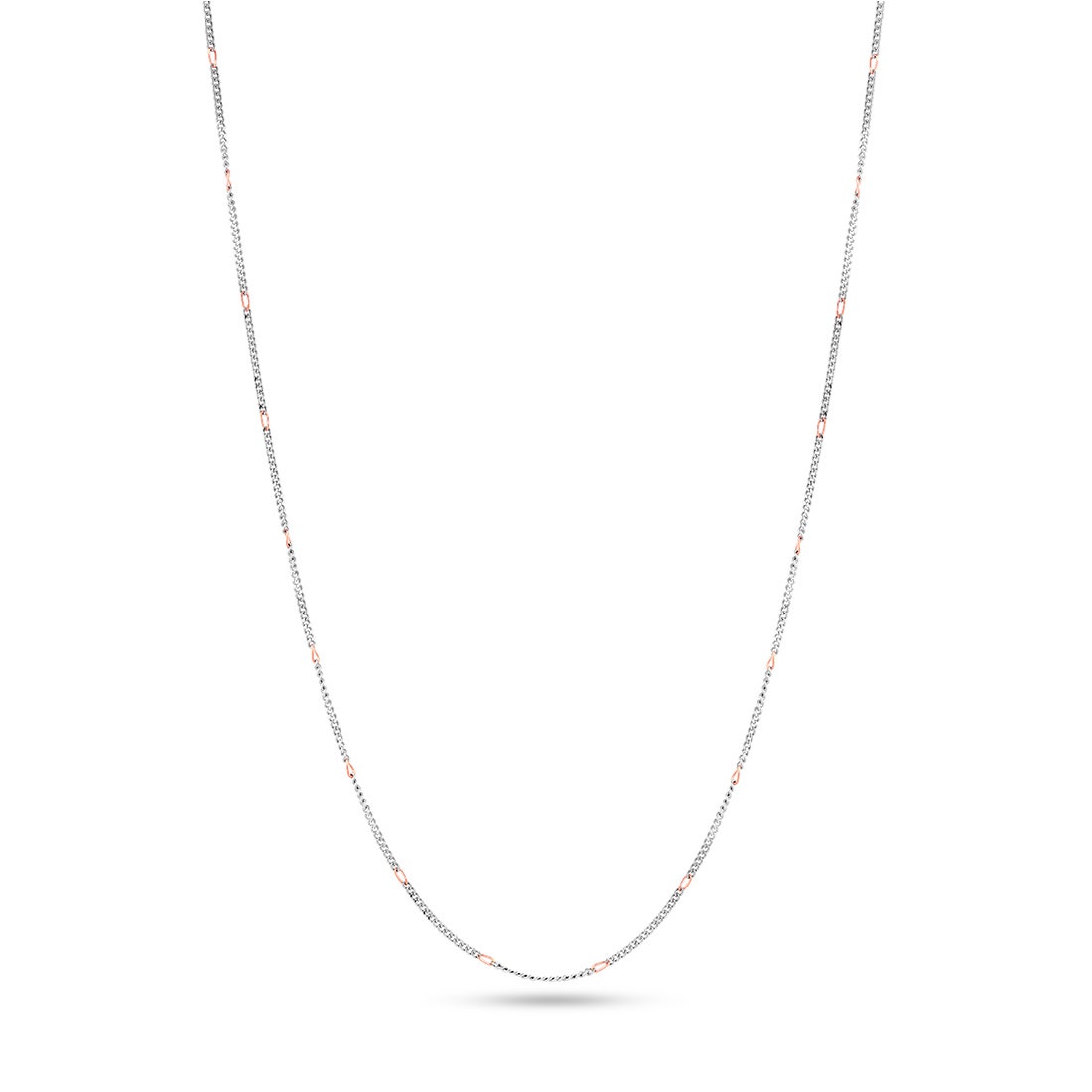 Yamir Platinum And Rose Gold Chain