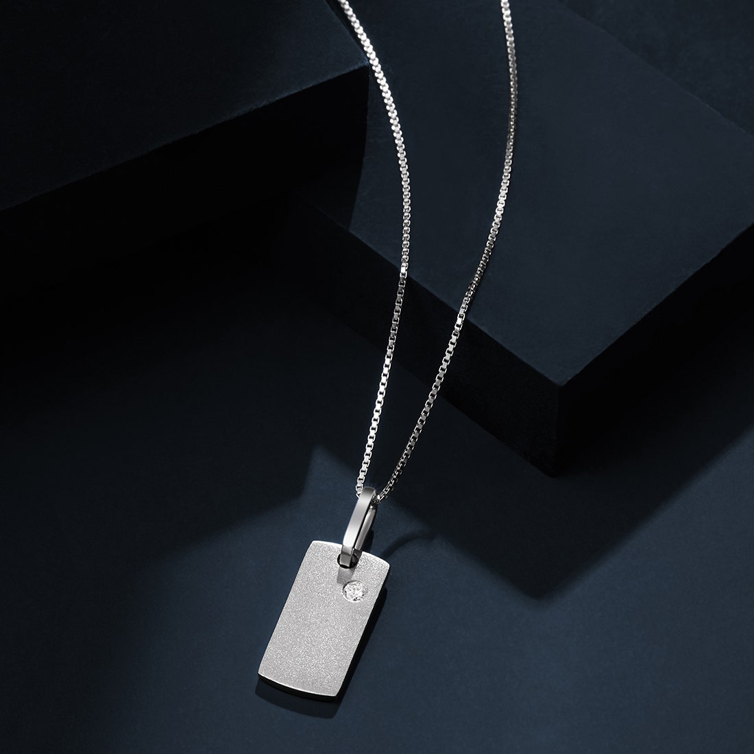 Ivan Platinum And Diamond Pendant