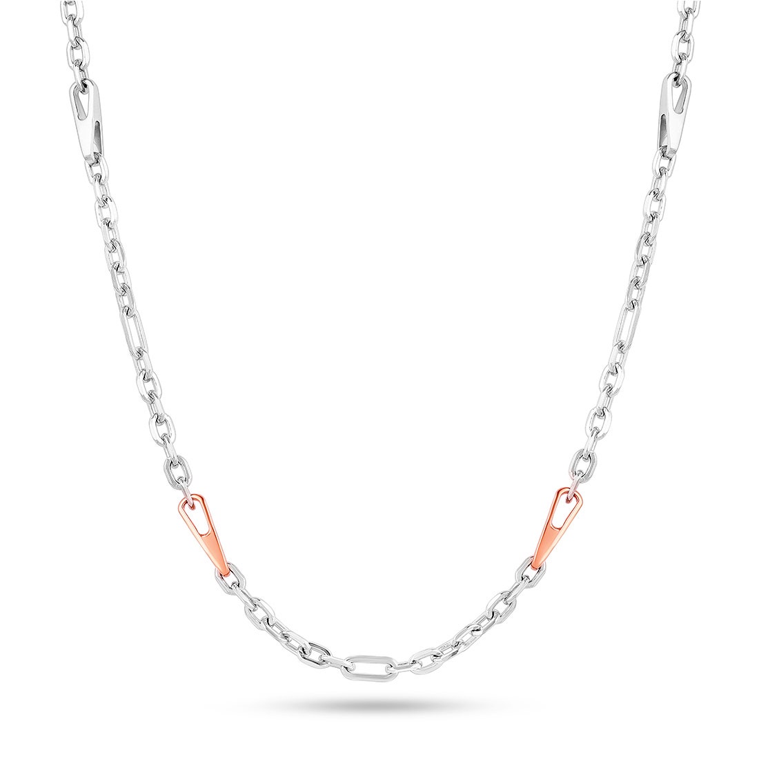 Ulric Platinum And Rose Gold Chain