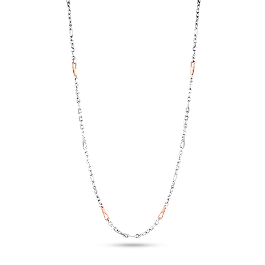 Ulric Platinum And Rose Gold Chain