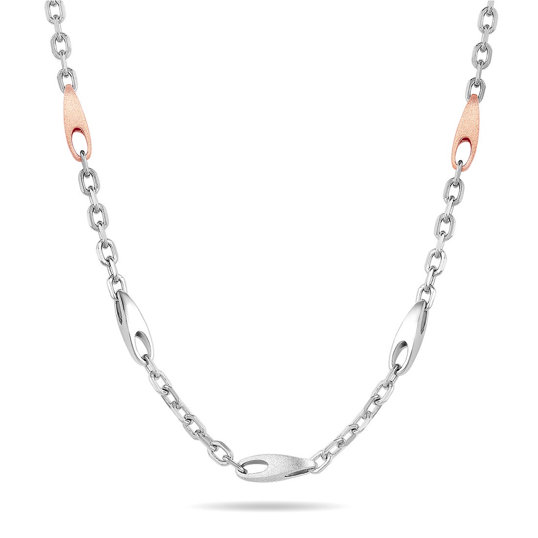 Glies Platinum And Rose Gold Chain