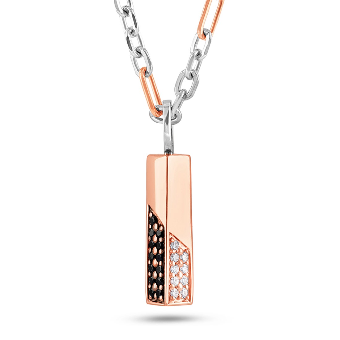 Darcy Platinum And Rose Gold Pendant