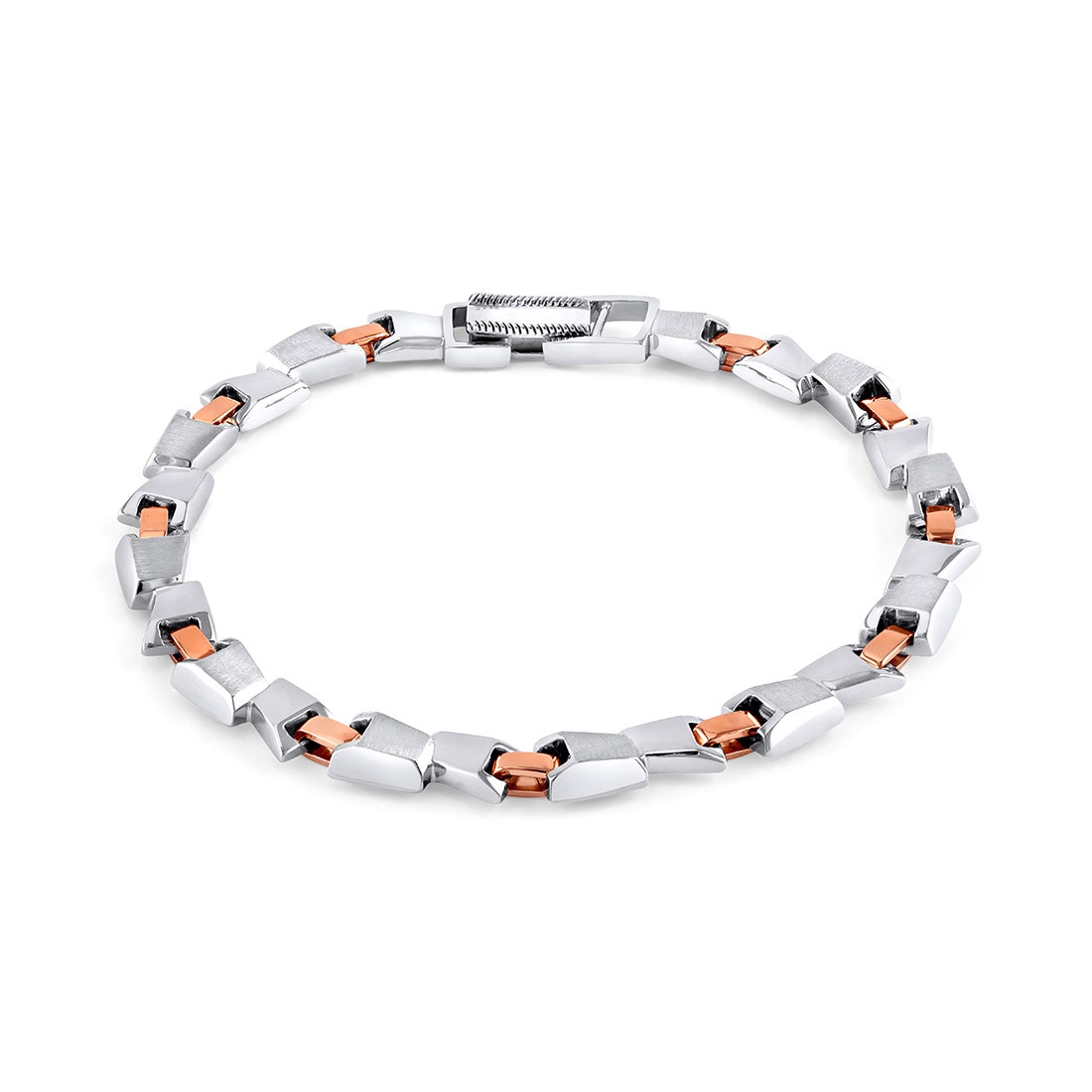 Faron Platinum And Rose Gold Bracelet