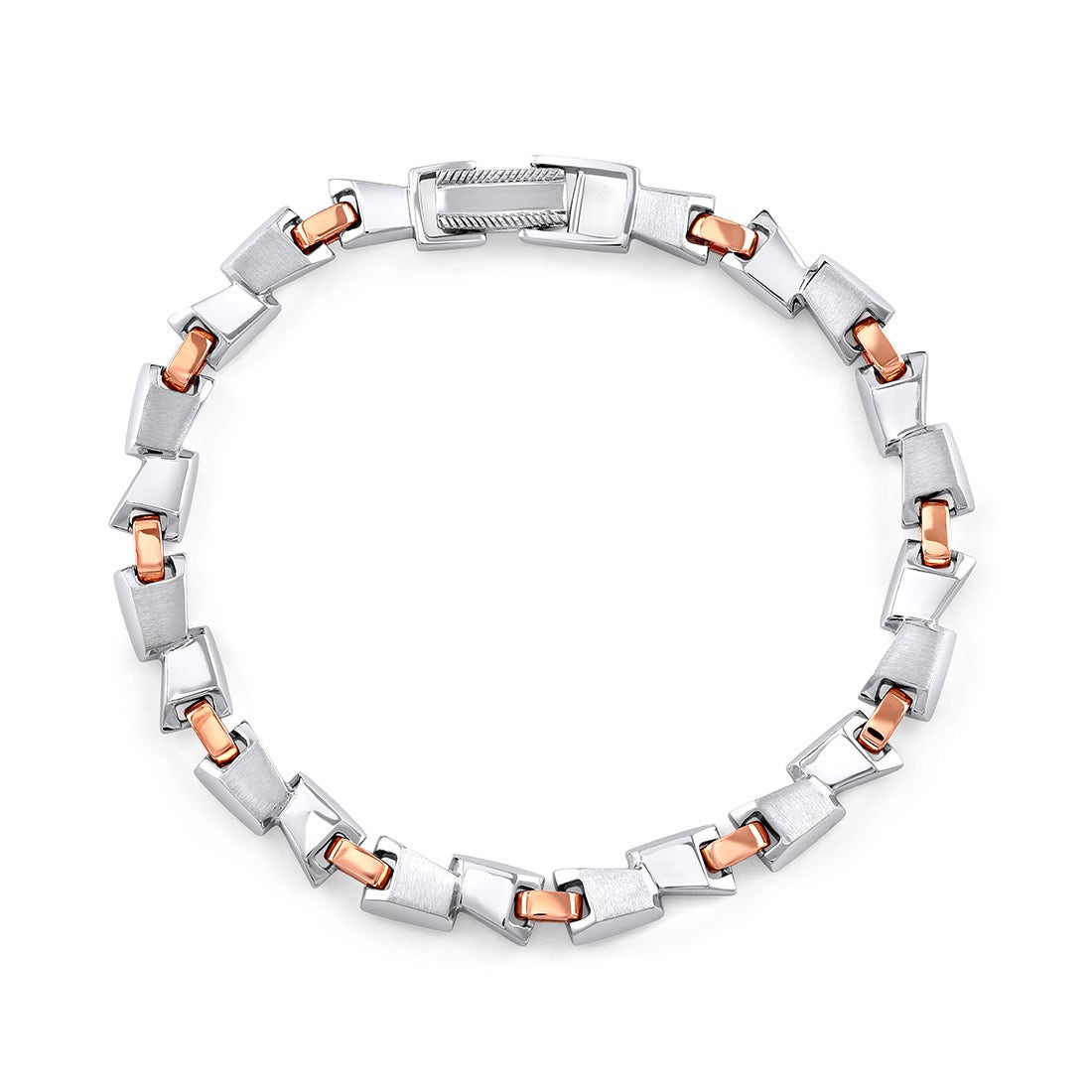 Faron Platinum And Rose Gold Bracelet