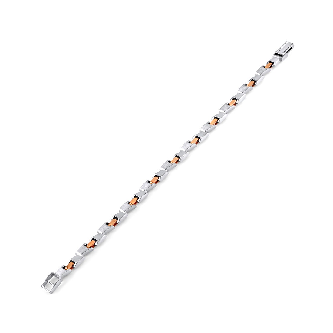 Faron Platinum And Rose Gold Bracelet