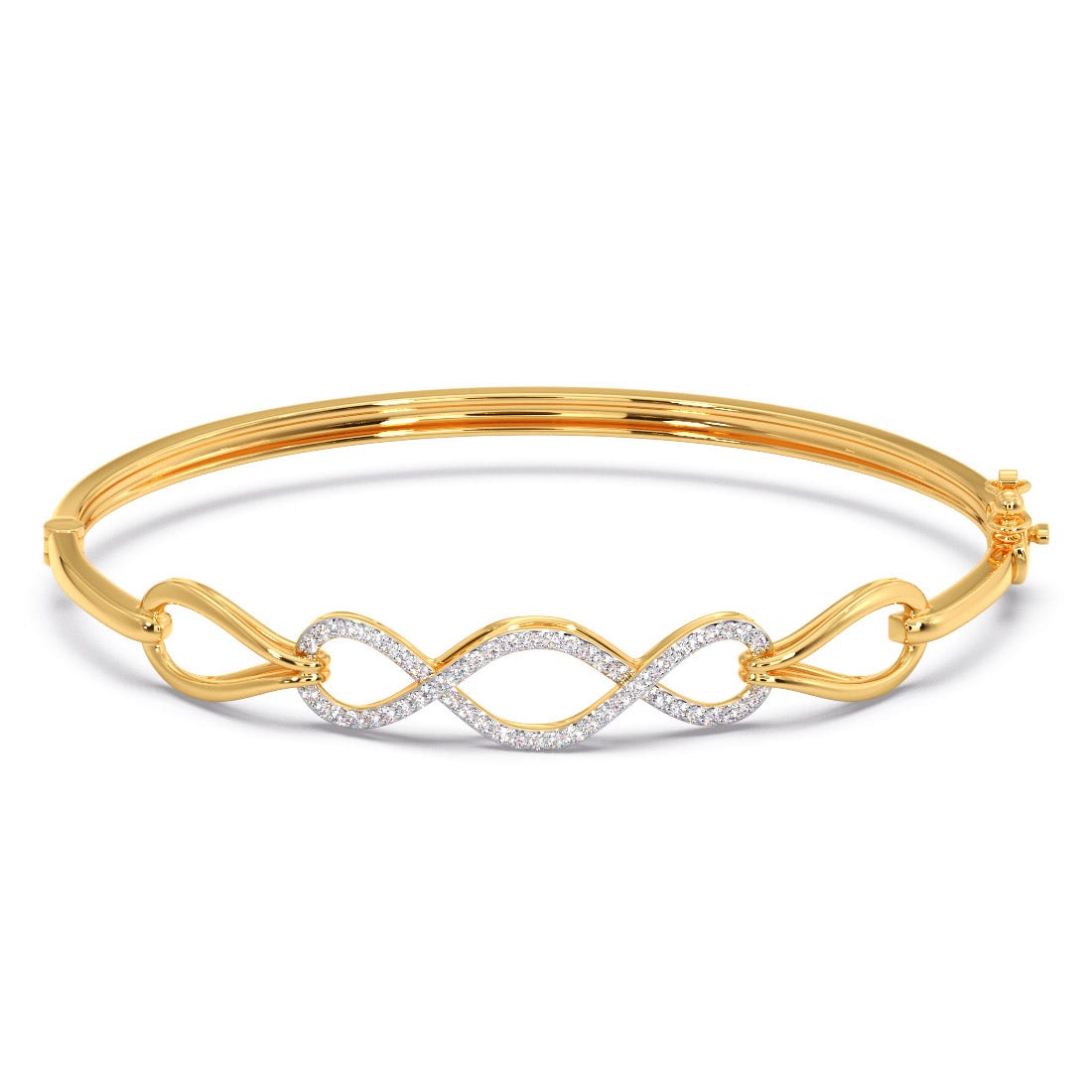 Mahin Diamond Oval Bracelet