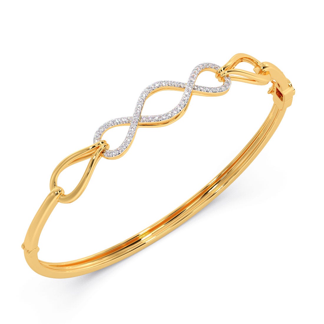 Mahin Diamond Oval Bracelet