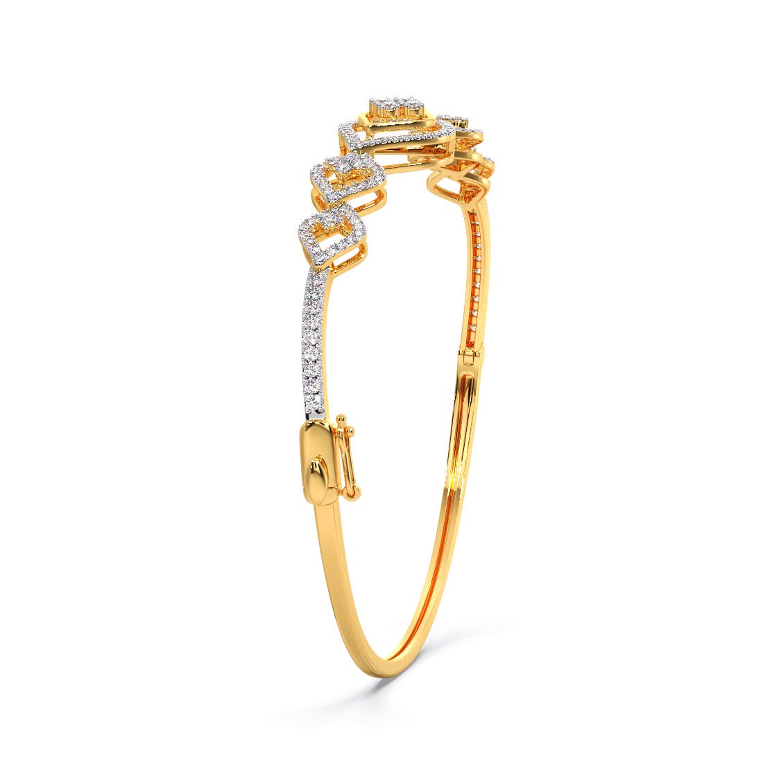 Zenia Diamond Oval Bracelet