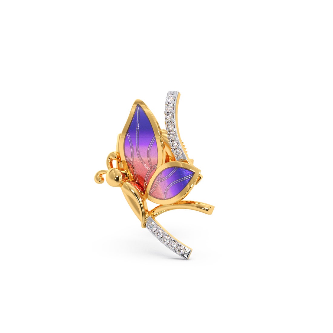Janetta Butterfly Diamond Earrings