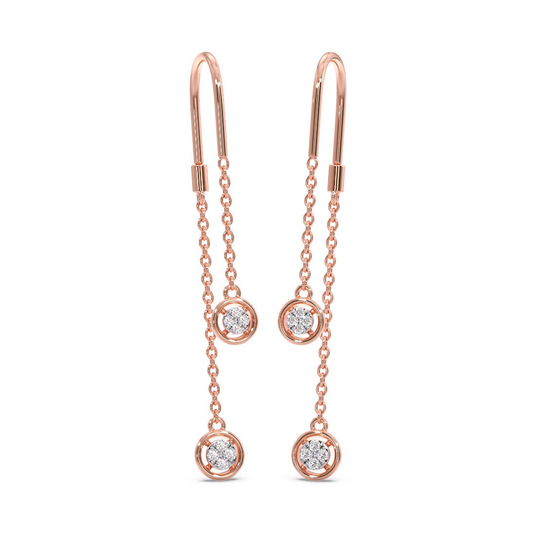 Cecily Diamond Sui Dhaga Earrings