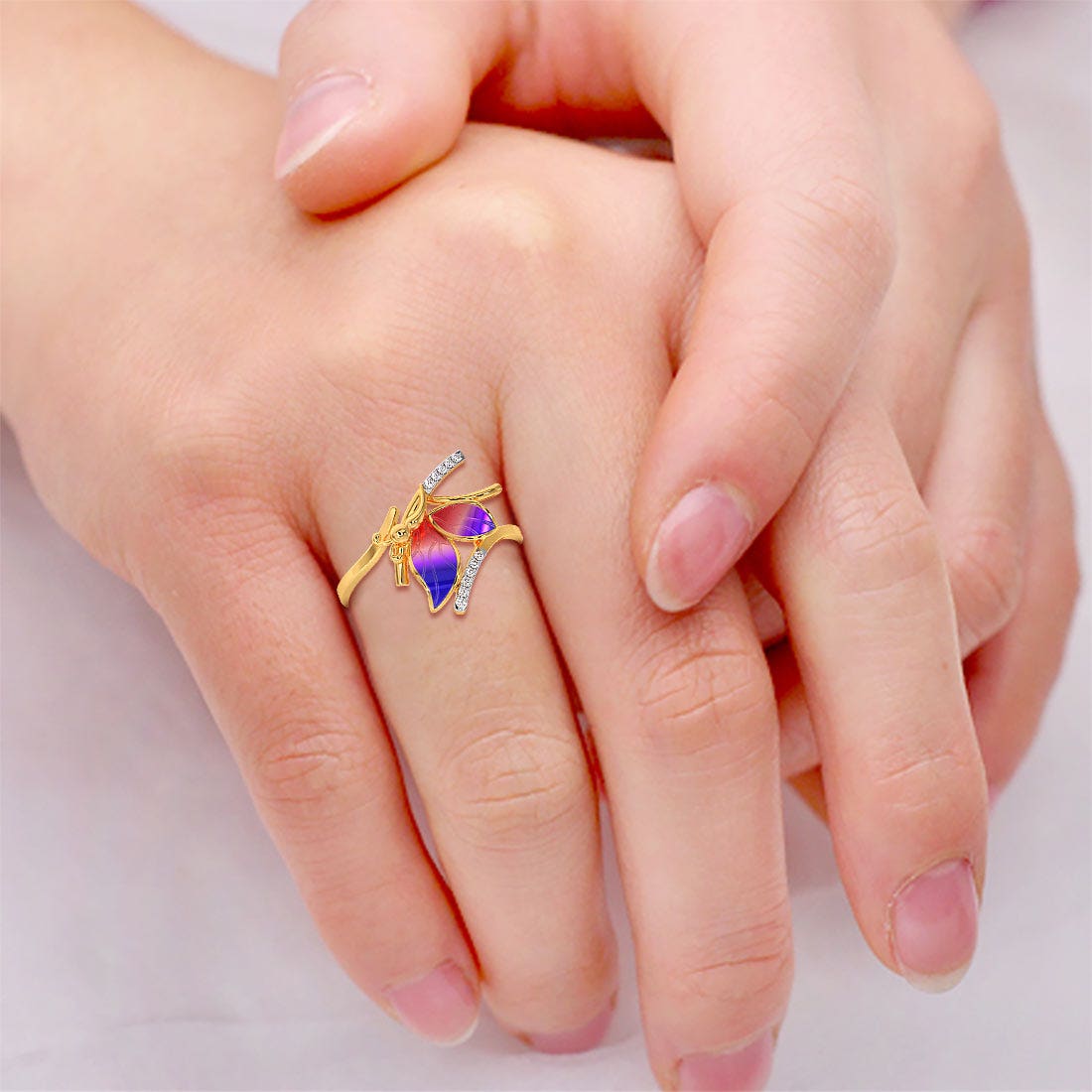 Janetta Butterfly Diamond Ring