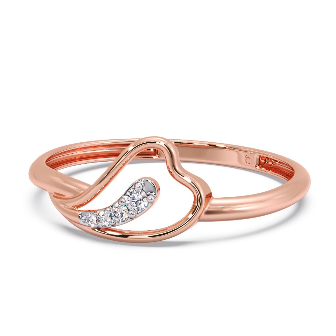 Enchanted Petal Diamond Ring