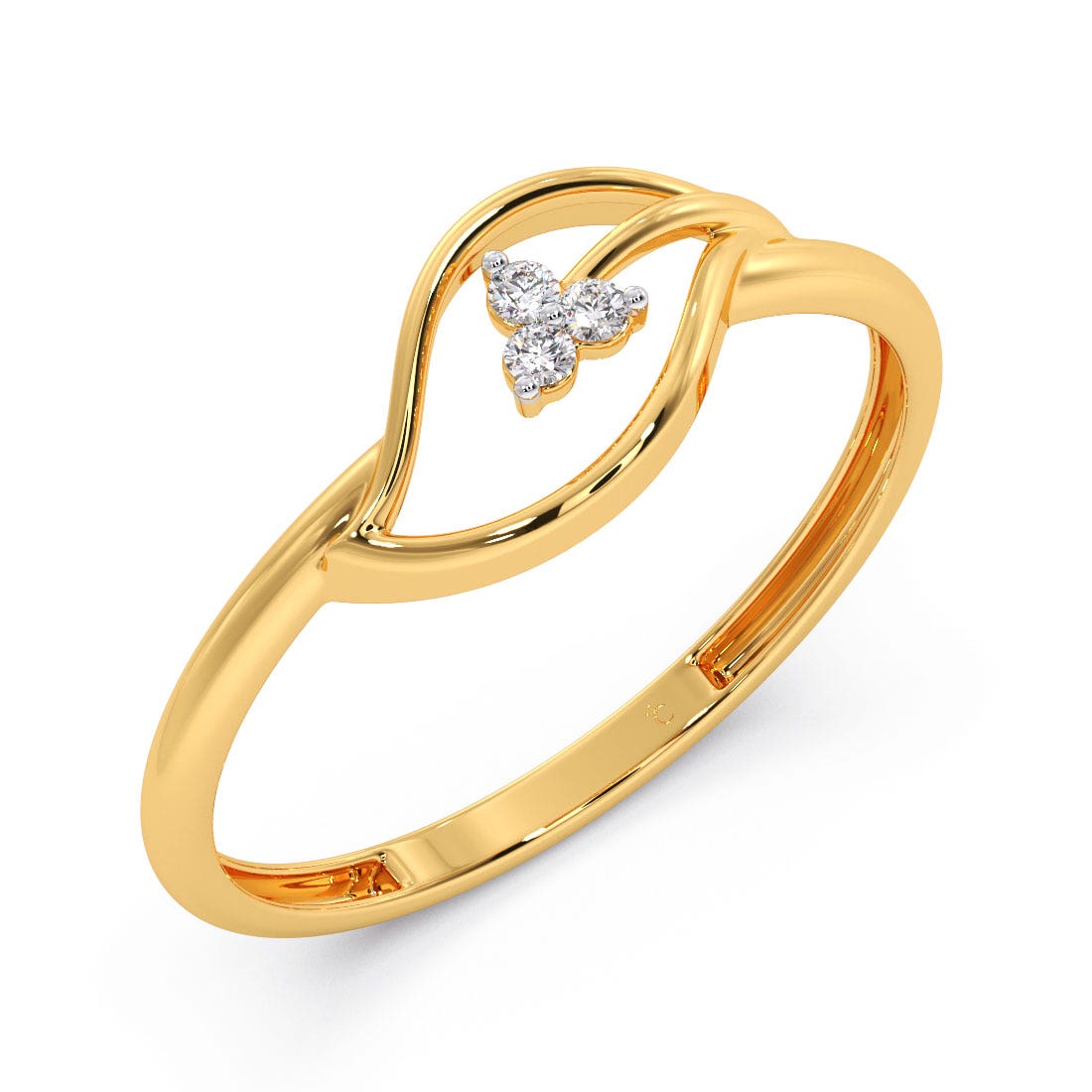 Leaf Charisma Diamond Ring