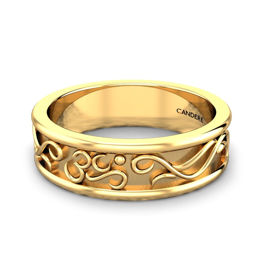 Rudra Om Gold Band For Him