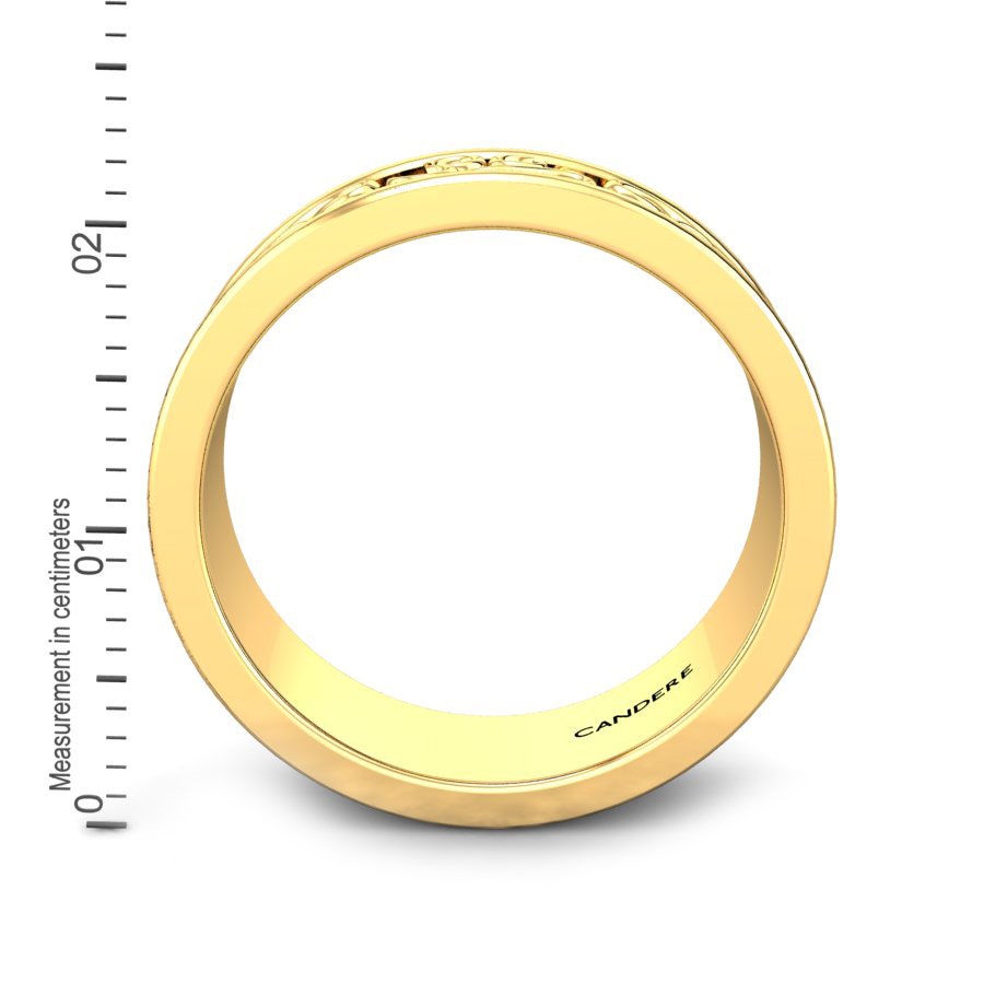 Rudra Om Gold Band For Him