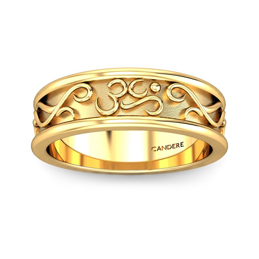 Rudra Om Gold Band For Him