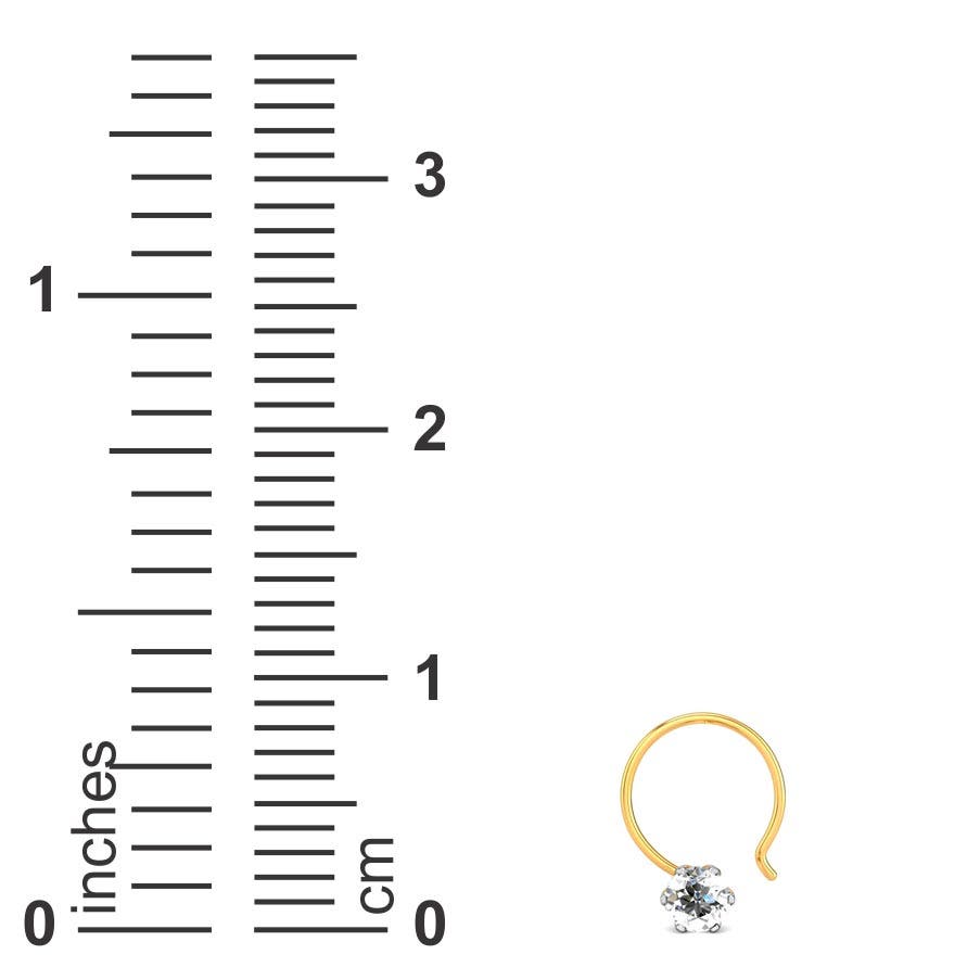 0.06ct Sohini Diamond Nose Pin