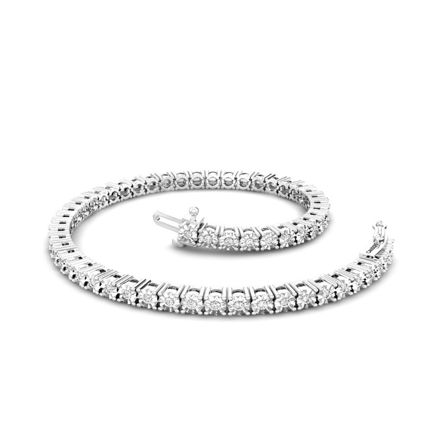 Aggregate 69+ diamond line bracelet best