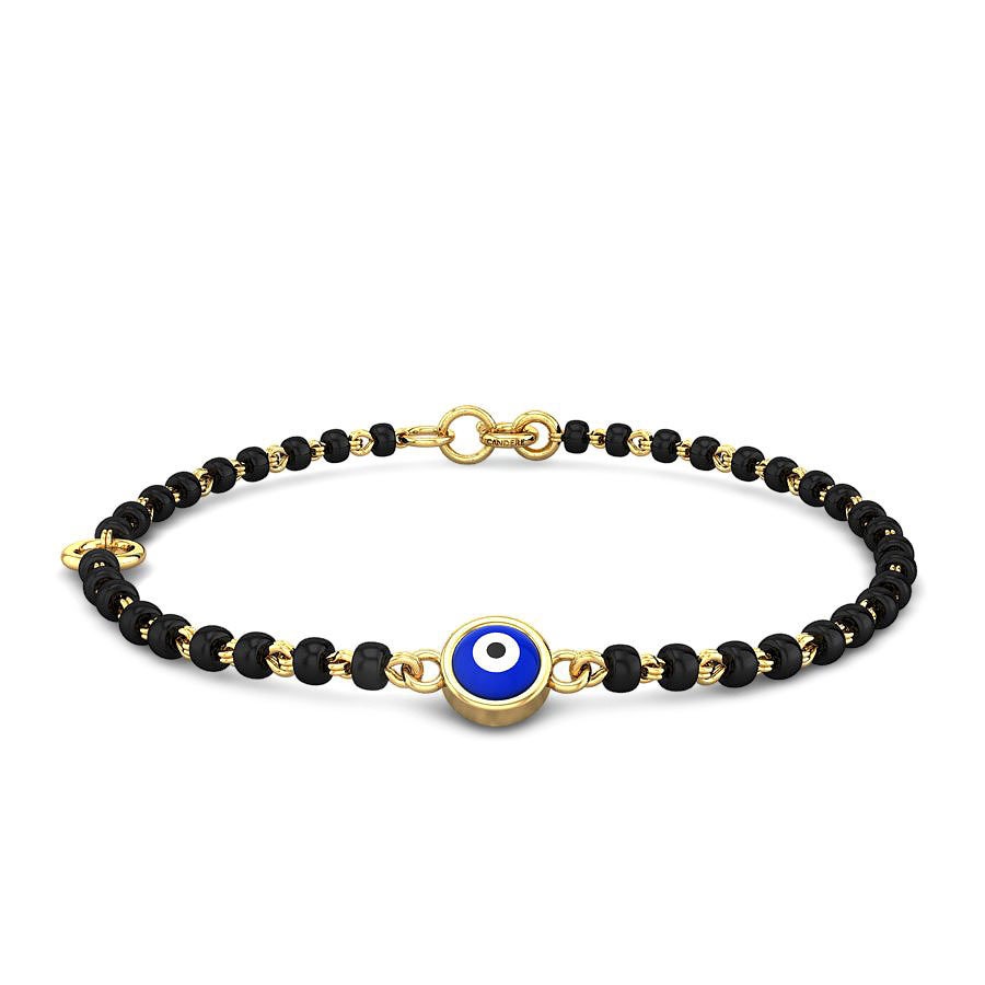 Pipa Bella by Nykaa Fashion Blue Evil Eye Gold Plated Open Bracelet Buy  Pipa Bella by Nykaa Fashion Blue Evil Eye Gold Plated Open Bracelet Online  at Best Price in India 