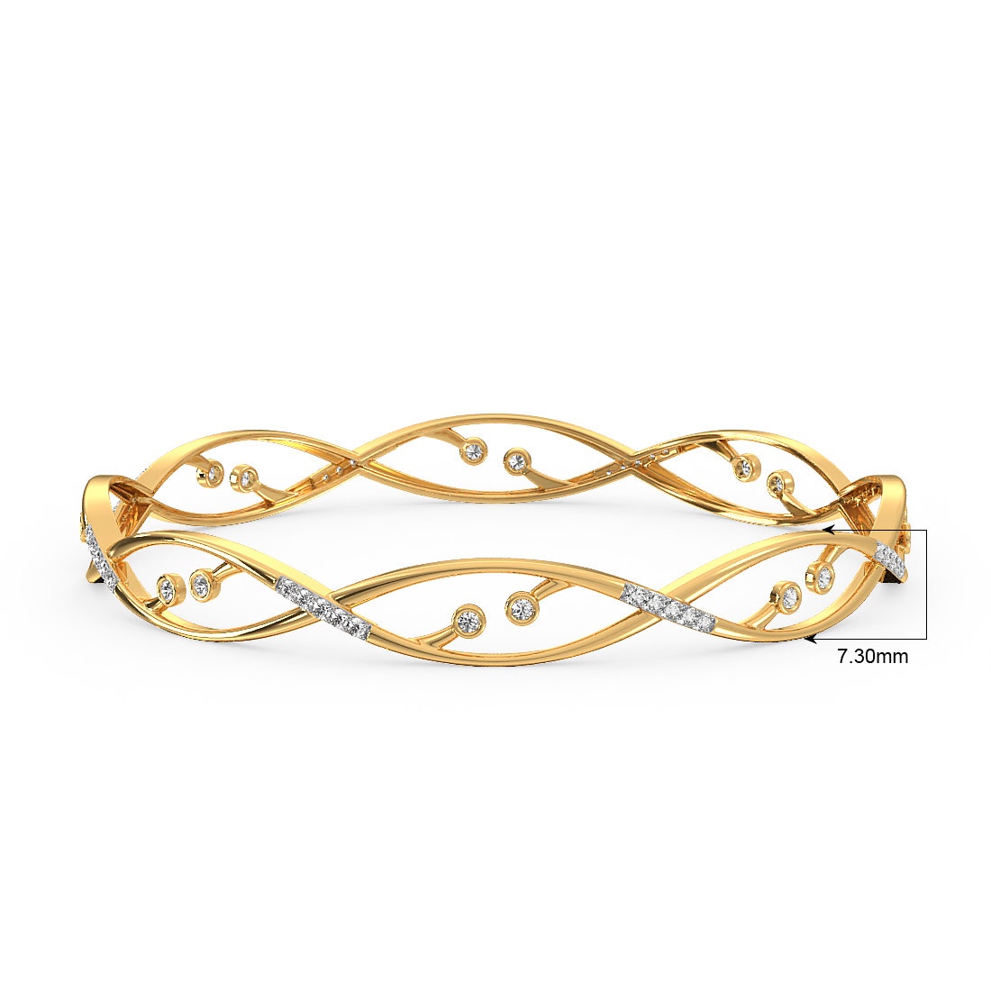Trisha Diamond Bangle