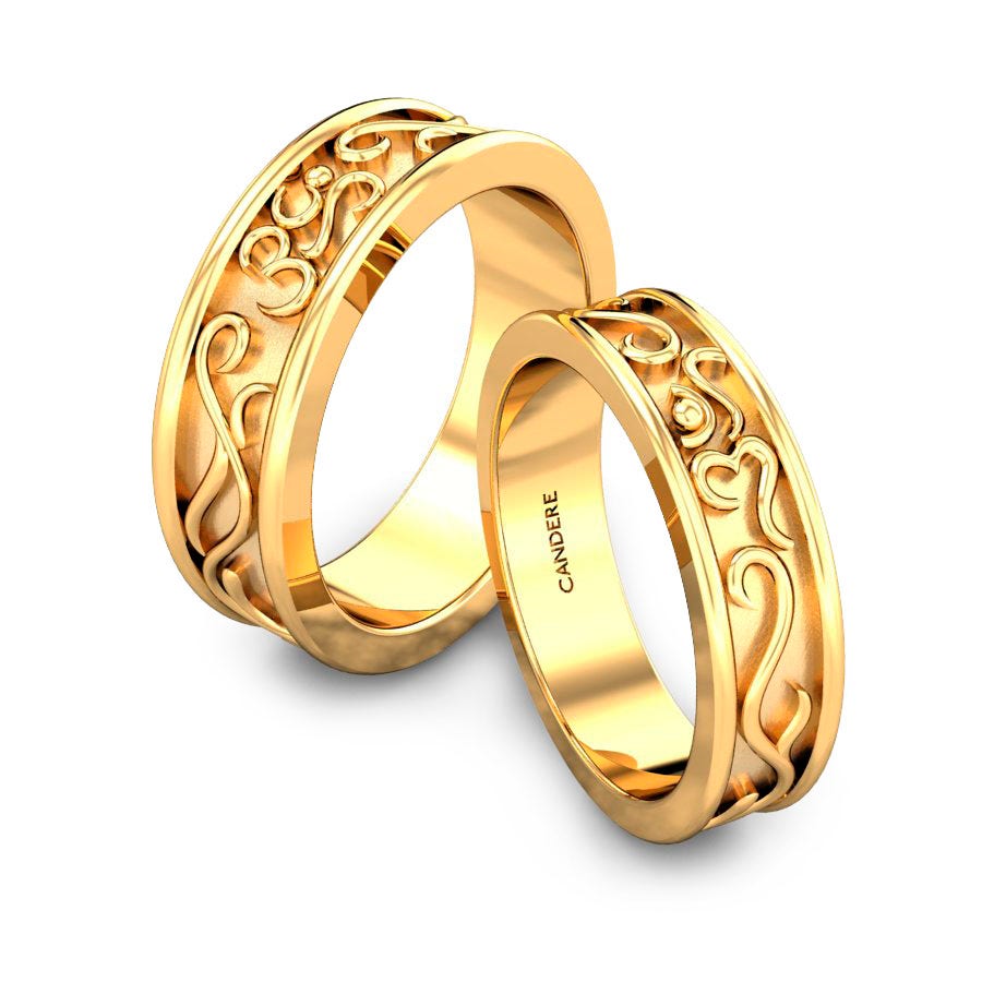 Rudra Om Gold Band For Him