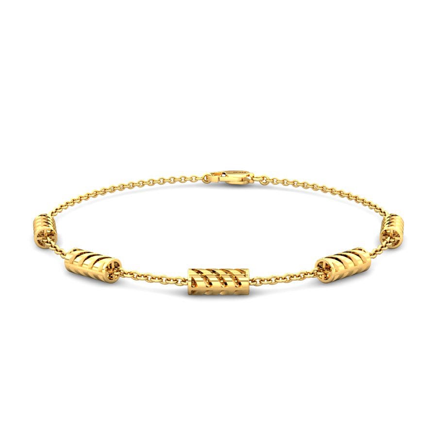 Buy Gold Plated Delhi Chain Bracelet for Men  Women at Low Price Buy Online