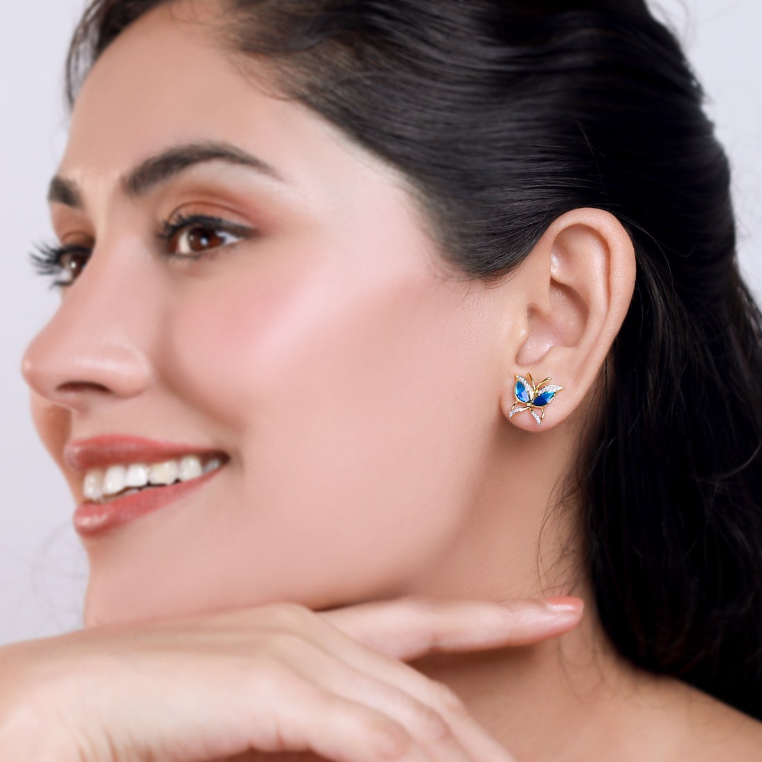 Phaedra Butterfly Diamond Earrings