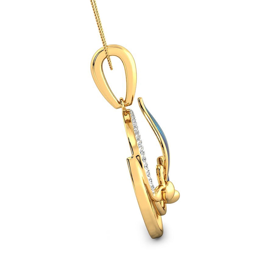 Sapho Butterfly Diamond Pendant