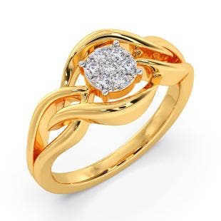 Goldeneye Diamond Ring