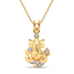 Mangal Murti Diamond Pendant