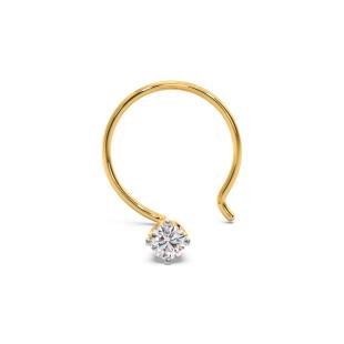 0.03ct Diamond Four Prong Nose Pin
