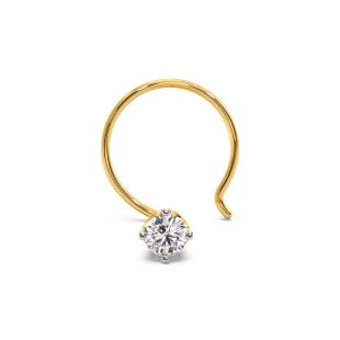 0.05ct Diamond Four Prong Nose Pin