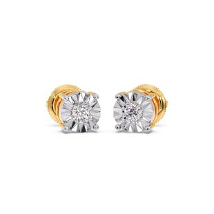 Leah Miracle Plate Diamond Earrings
