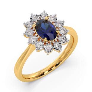 The Empress Miracle Plate Diamond And Gemstone Ring