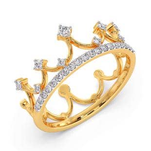 Little Princess Crown Diamond Ring