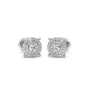 Glimmer Solitaire Diamond Earrings