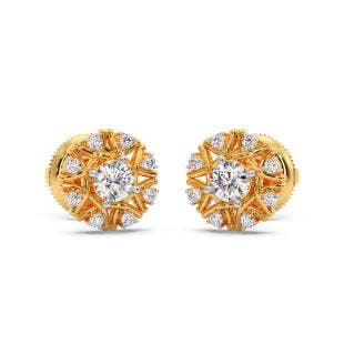 Erica Solitaire Diamond Earrings