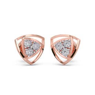 Michetta Miracle Plate Diamond Earrings
