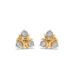 Third Eye Miracle Plate Diamond Earrings