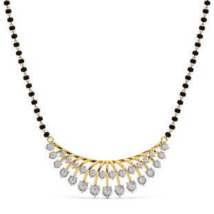 Waterfalls Miracle Plate Diamond Mangalsutra