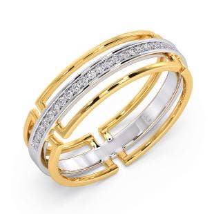 Sandy Diamond Wedding Band for Her