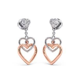 Fall in Love V.Day Diamond Earrings