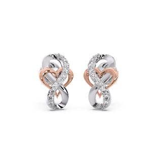 Love for Eternity V.Day Infinity Diamond Earrings