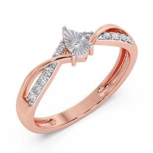 Hooked Miracle Plate Diamond Ring