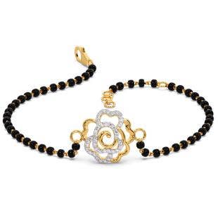 Delisha Diamond Mangalsutra Bracelet