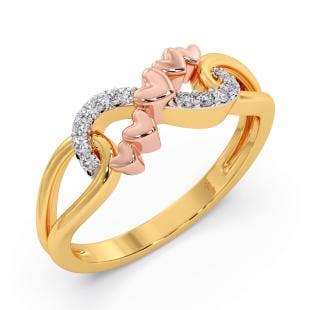 Sash Love Knot Diamond Ring