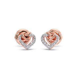 Truss Love Knot Diamond Earrings