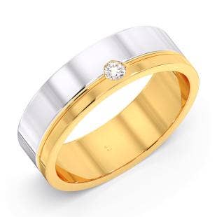 Lucius Diamond Wedding Band For Him