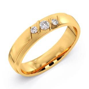 Joey Diamond Wedding Band For Him